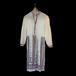 Vintage Mini Pleated Dress